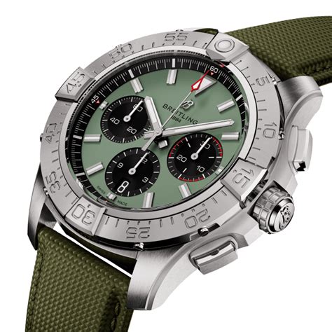 breitling chrono avenger croc strap|Avenger B01 Chronograph 44 My23 .